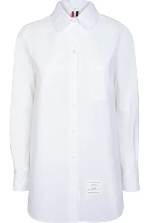 Thom Browne Shirts, female, , S, Camicia Open Back Bia Shirt