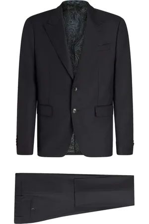 Etro Single Breasted Suits, male, , XL, Single-Breasted Suit Set