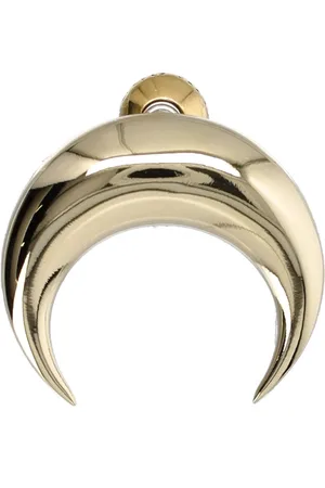 Marine Serre Moon Earrings Crescent Design