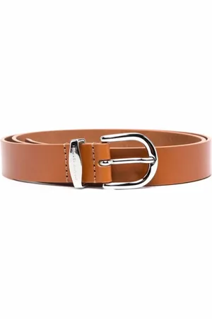 Isabel Marant Belts, male, , 90 CM, Natural Leather Belt with Logo