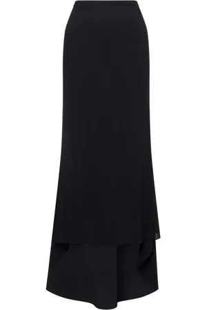 Serafini Maxi Skirts, female, , L, Maxi Skirt with Asymmetrical Hem