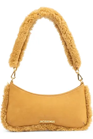 Jacquemus Shoulder Bags, female, , ONE SIZE, Soft Kiss Camel Shoulder Bag