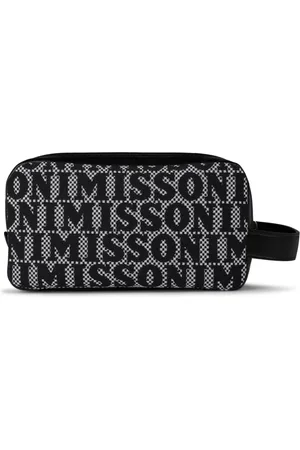 Missoni Clutches, female, , ONE SIZE, Logo Clutch Bag Leather Textile