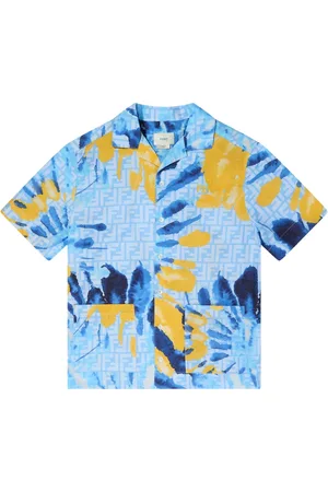 Fendi Shirts, male, , 4 Y, Casper Tie Dye Shirt