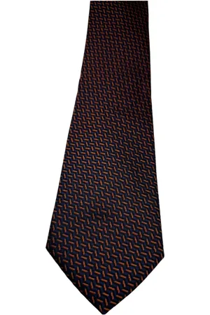 Missoni Ties, unisex, , ONE SIZE, Silk Tie Microfantasia Blue Orange