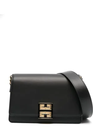 Givenchy Shoulder Bags, female, , ONE SIZE, Logo-Plaque Leather Shoulder Bag