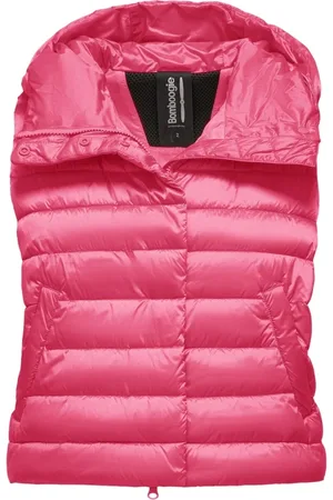 Bomboogie Vests, female, , M, Shiny Nylon Padded Vest with Hood