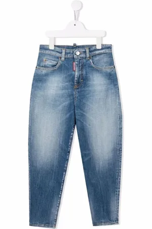 Dsquared2 Logo belt ring jeans