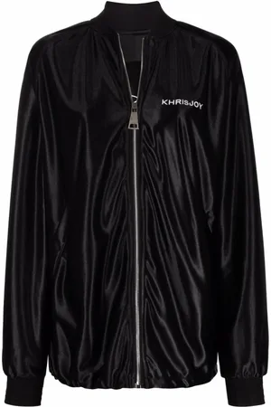 Khrisjoy Bomber Jackets, female, , XS, Satin Tracksuit Jacket