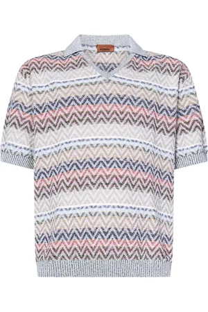 Missoni Polo Shirts, male, , XL, Striped and Zig Zag Pattern T-shirts