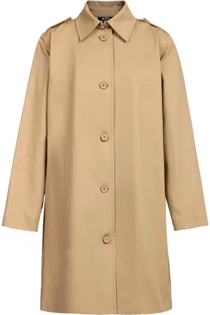 A.P.C. Single-Breasted Coats, female, , M, Mac Justine Single-Breasted Coat