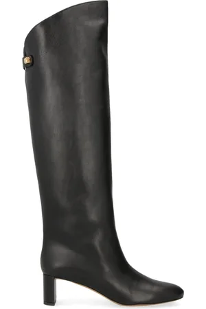 Maison Skorpios Leather Round Toe Boots