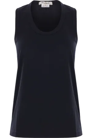 Comme des Garçons Sleeveless Tops, female, , M, Sleeveless Scoop Neck Top