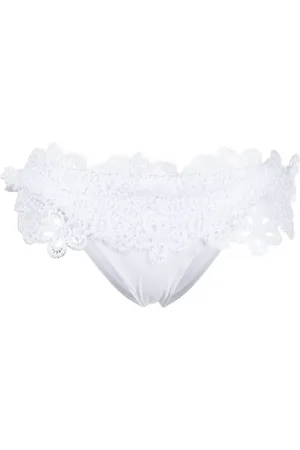 ERMANNO SCERVINO Bottoms, female, , L, Lace Side-Tie Bottoms