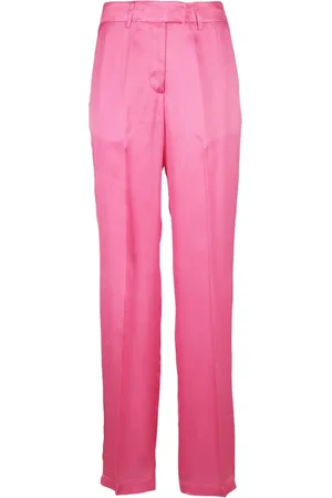 SEMICOUTURE Straight Trousers, female, , M, Elegant Black Dress