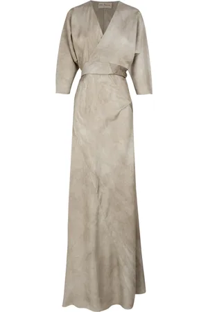 Cortana Wrap Dresses, female, , XL, Wrap Dress Mother-of-Pearl Maltinto