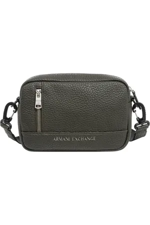 Armani Exchange Cross Body Bags, male, , ONE SIZE, Adjustable Crossbody Bag with Zip Closure
