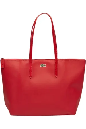 Lacoste Tote Bags, female, , ONE SIZE, Solid Color Logo Embroidered Tote Bag