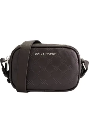 Daily paper Cross Body Bags, male, , ONE SIZE, Monogrammed Saffiano Handbag with Adjustable Strap