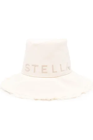 Stella McCartney Logo Canvas Fedora Hat