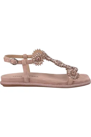 Alma en Pena Flat Sandals, female, , 5 UK, Flat sandal rhinestones
