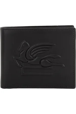 Etro Wallets & Cardholders, male, , ONE SIZE, Logo Embossed Leather Wallet