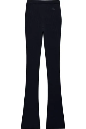 Courrèges Rib Knit Flare Jeans