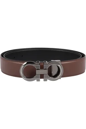 Salvatore Ferragamo Belts, male, , 105 CM, Reversible Leather Belt 100% Calf