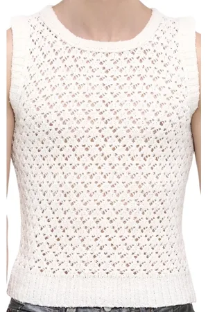 Maison Margiela Sleeveless Tops, male, , XL, Knit Tank Top