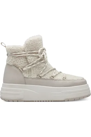 Tamaris Winter Boots, female, , 6 UK, Ivory Ankle Boots