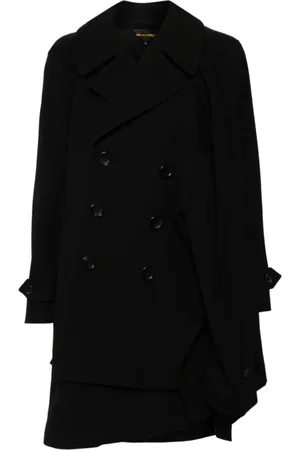 Comme des Garçons Double-Breasted Coats, female, , S, Double-Breasted Wool Coat