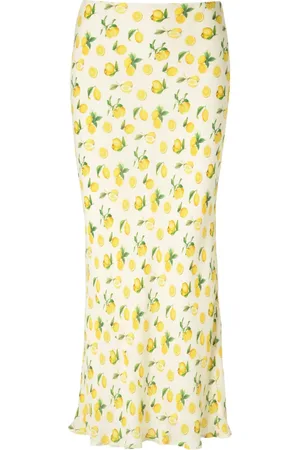 Sportmax Gerard Gonna Limone Maxi Skirt