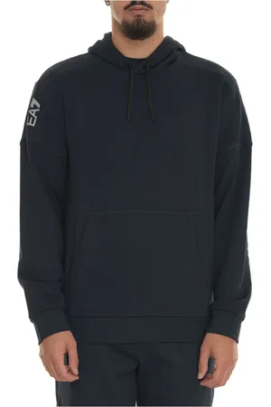EA7 Hoodies, male, , 2XL, Casual Cotton Sweatshirt for Men