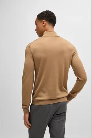 HUGO BOSS Turtlenecks, male, , 2XL, Slim Fit Turtleneck Jumper