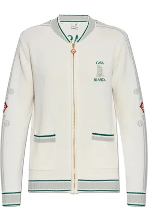 Casablanca Bomber Jackets, male, , L, Merino Wool Club Jacket