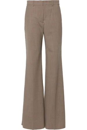 Sportmax Wide Trousers, female, , S, Flared Leg Wool Blend Trousers