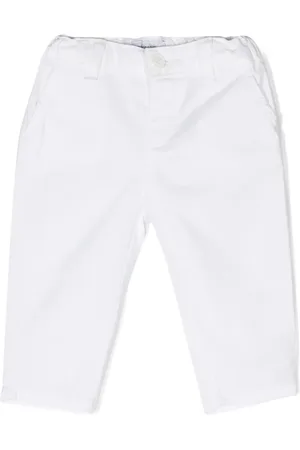 Emporio Armani Trousers, unisex, , 3 Y, Optical Cotton Blend Trousers