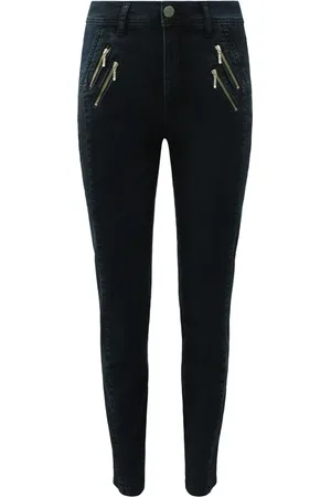 2-Biz Skinny Jeans, female, , S, Celona Bukser Dark Denim Trousers