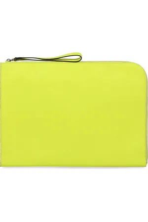 VALEXTRA Wallets & Cardholders, female, , ONE SIZE, Flat Leather Pouch with Zipper Closure