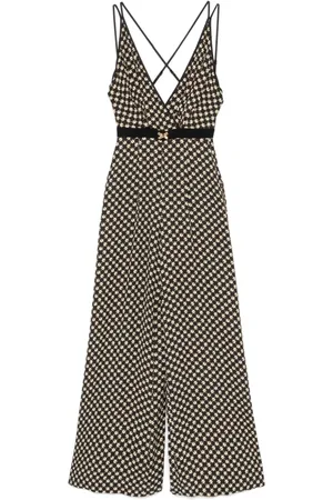 Elisabetta Franchi Jumpsuits, female, , XS, Patterned Jumpsuit