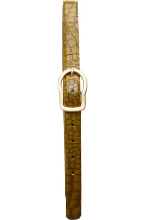 Dorothee Schumacher Belts, male, , 80 CM, Shiny Belt with Exotic Style