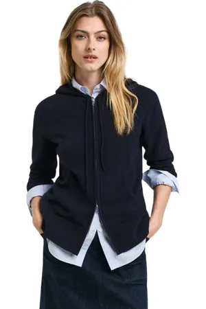 GANT Zip-up Wool Hoodie