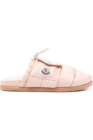 Moncler Mules, female, , 2 UK, Toggle Sandals with Logo Patch
