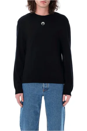 Marine Serre Moon Jacquard Crewneck Sweatshirt