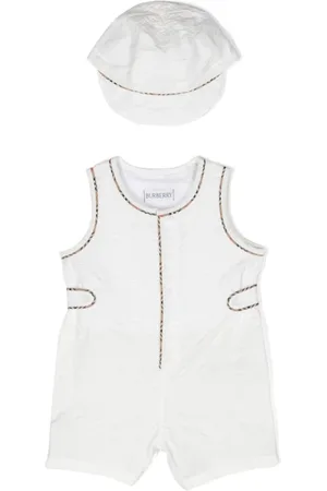 Burberry Romper and Hat Set