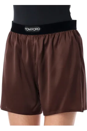 Tom Ford Short Shorts, female, , S, Dark Silk Boxer Shorts