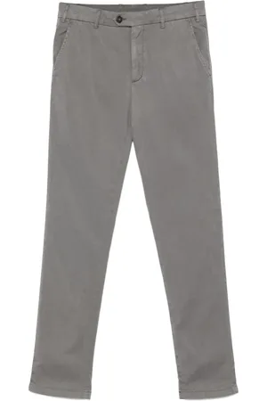 CANALI Lyocell Cotton Trousers with Pockets