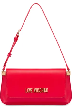 Moschino Shoulder Bags, female, , ONE SIZE, Foldover Shoulder Bag with Logo