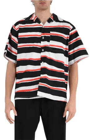 Msgm Cotton Striped Poplin Shirt