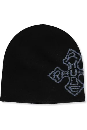 Rhude Beanies, male, , ONE SIZE, Jacquard Wool Cashmere Hat